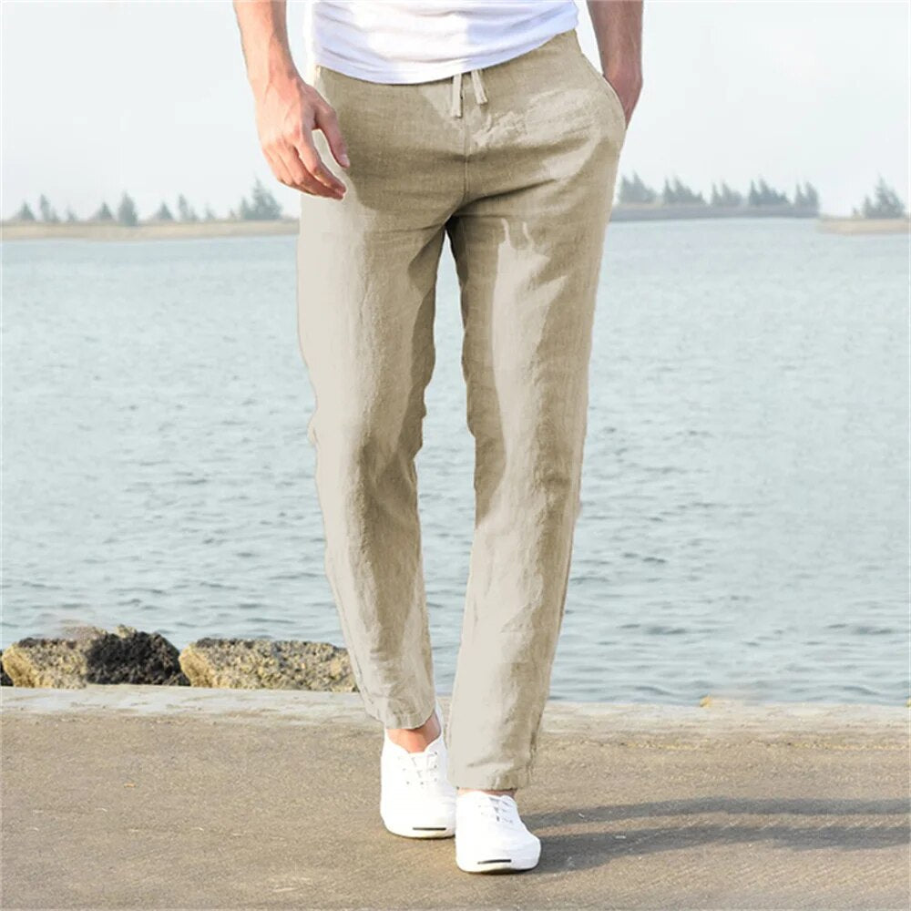 Felix | Light men's linen pants | Casual, comfortable & breathable