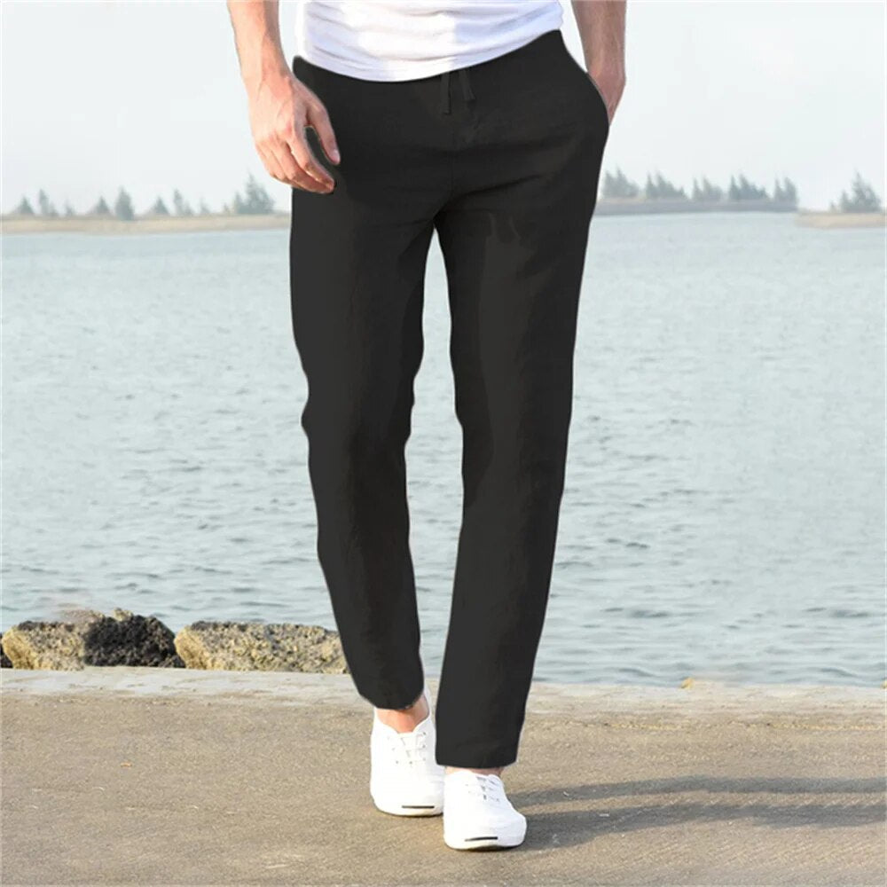 Felix | Light men's linen pants | Casual, comfortable & breathable