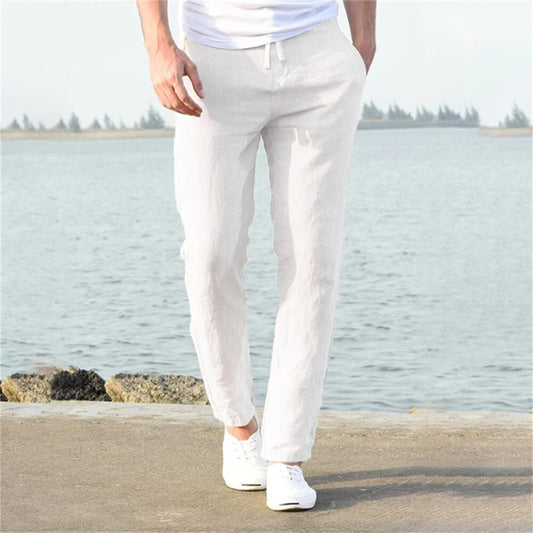Felix | Light men's linen pants | Casual, comfortable & breathable