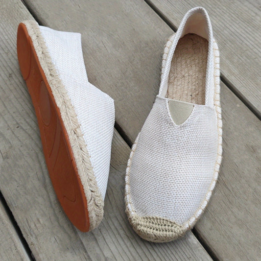 Herren Espadrilles Slippers - Leichte Atmungsaktive Sommerschuhe mit Rutschfester Sohle-1