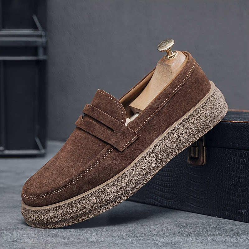 Variant image for Vintage Herren Slipper - Bequeme Loafer mit Robuster Gummisohle und Klassischem Design-10