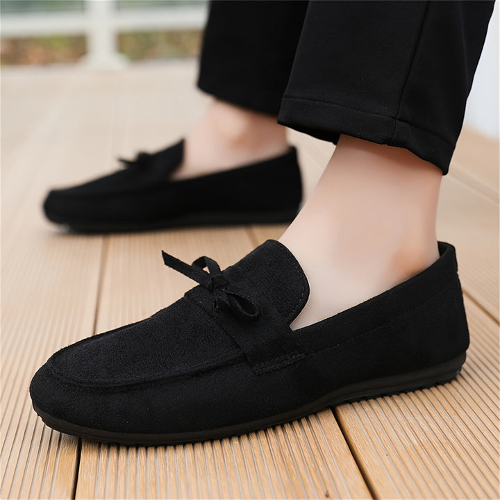 Bequeme Herren Slipper - Schlupfschuhe mit Anti-Rutsch Sohle für Alltag und Büro-4