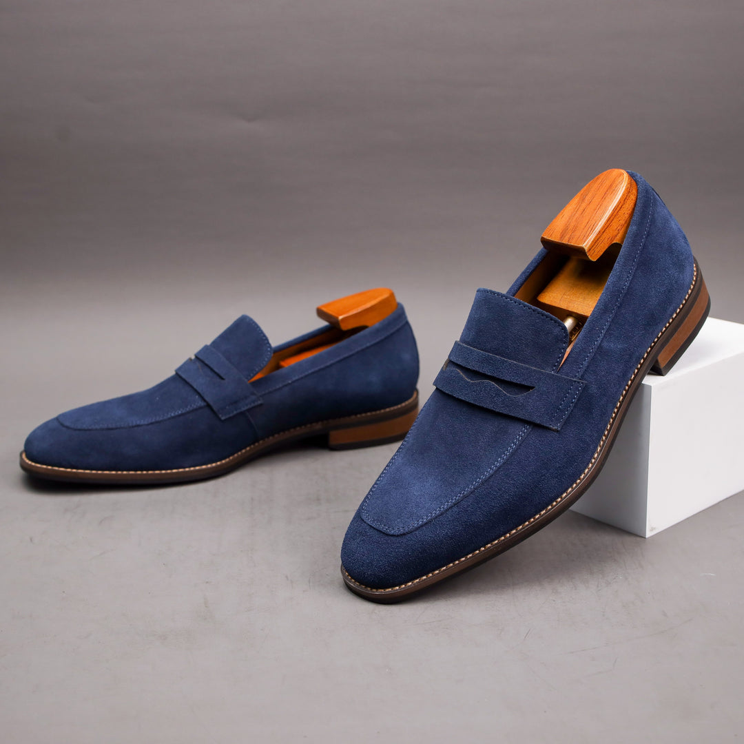 Variant image for Luxuriöse Herren Slipper aus Wildleder | Elegante Slip-On Schlupfschuhe für Komfort-9