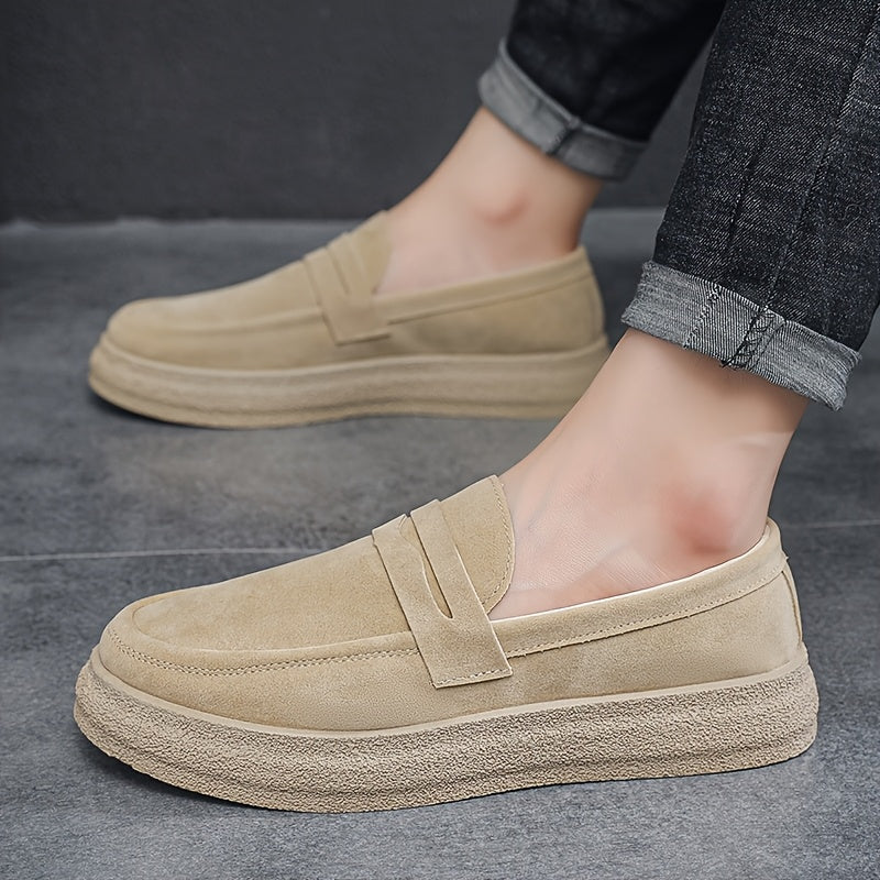 Vintage Herren Slipper - Bequeme Loafer mit Robuster Gummisohle und Klassischem Design-6