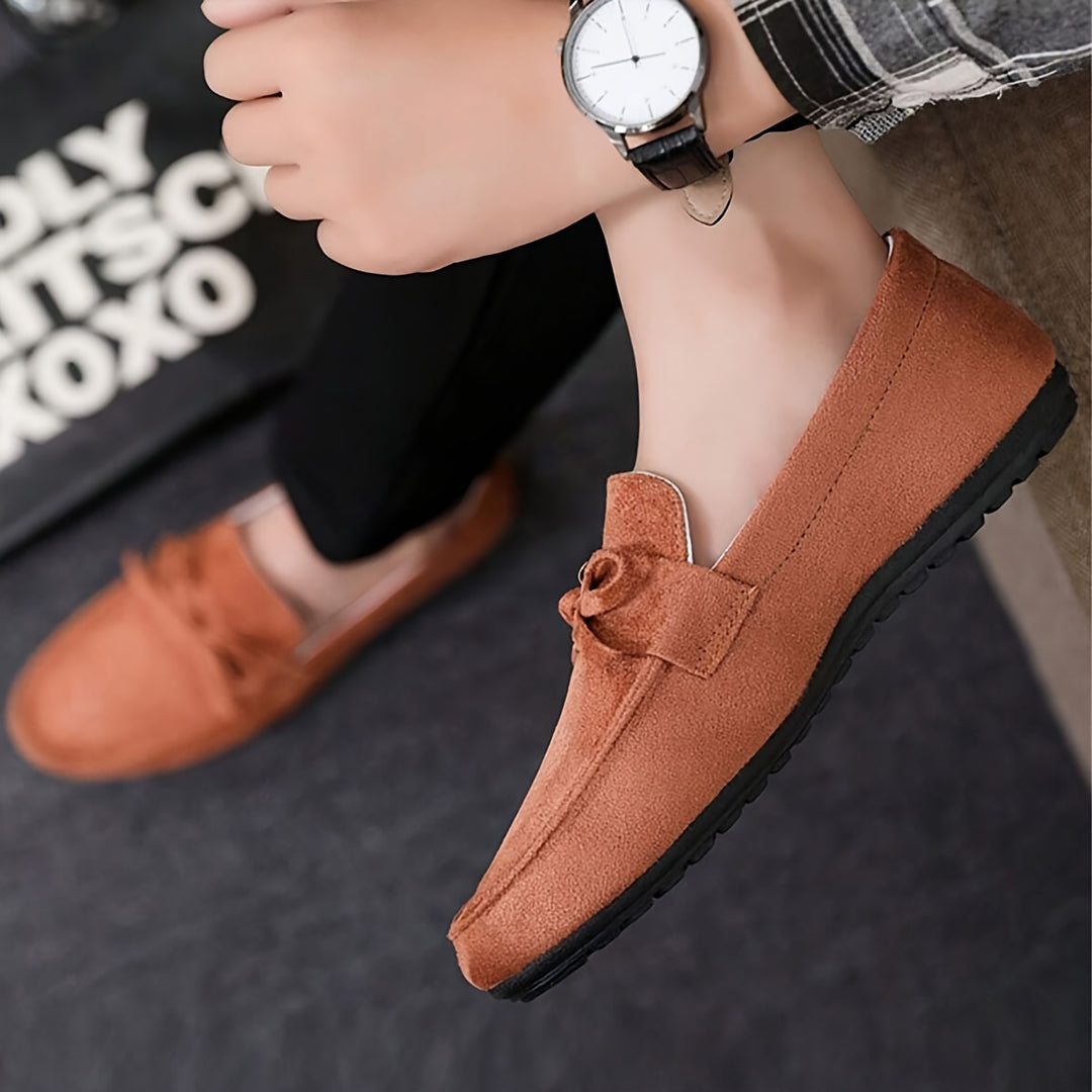 Bequeme Herren Slipper - Schlupfschuhe mit Anti-Rutsch Sohle für Alltag und Büro-5