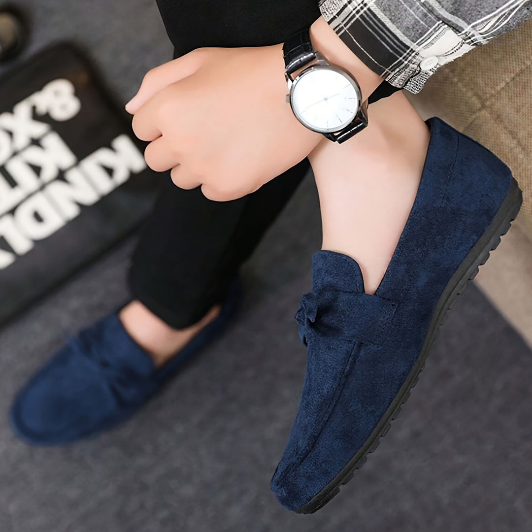 Bequeme Herren Slipper - Schlupfschuhe mit Anti-Rutsch Sohle für Alltag und Büro-6