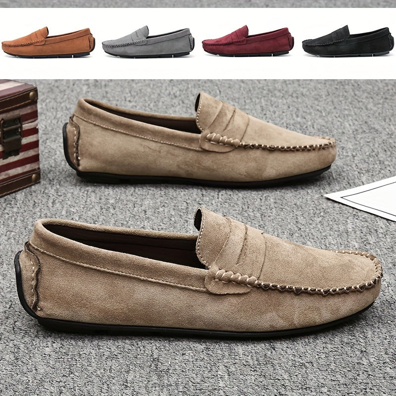 Moderne Herren Slipper - Bequeme Slip-On Schuhe mit Rutschfester Sohle-6