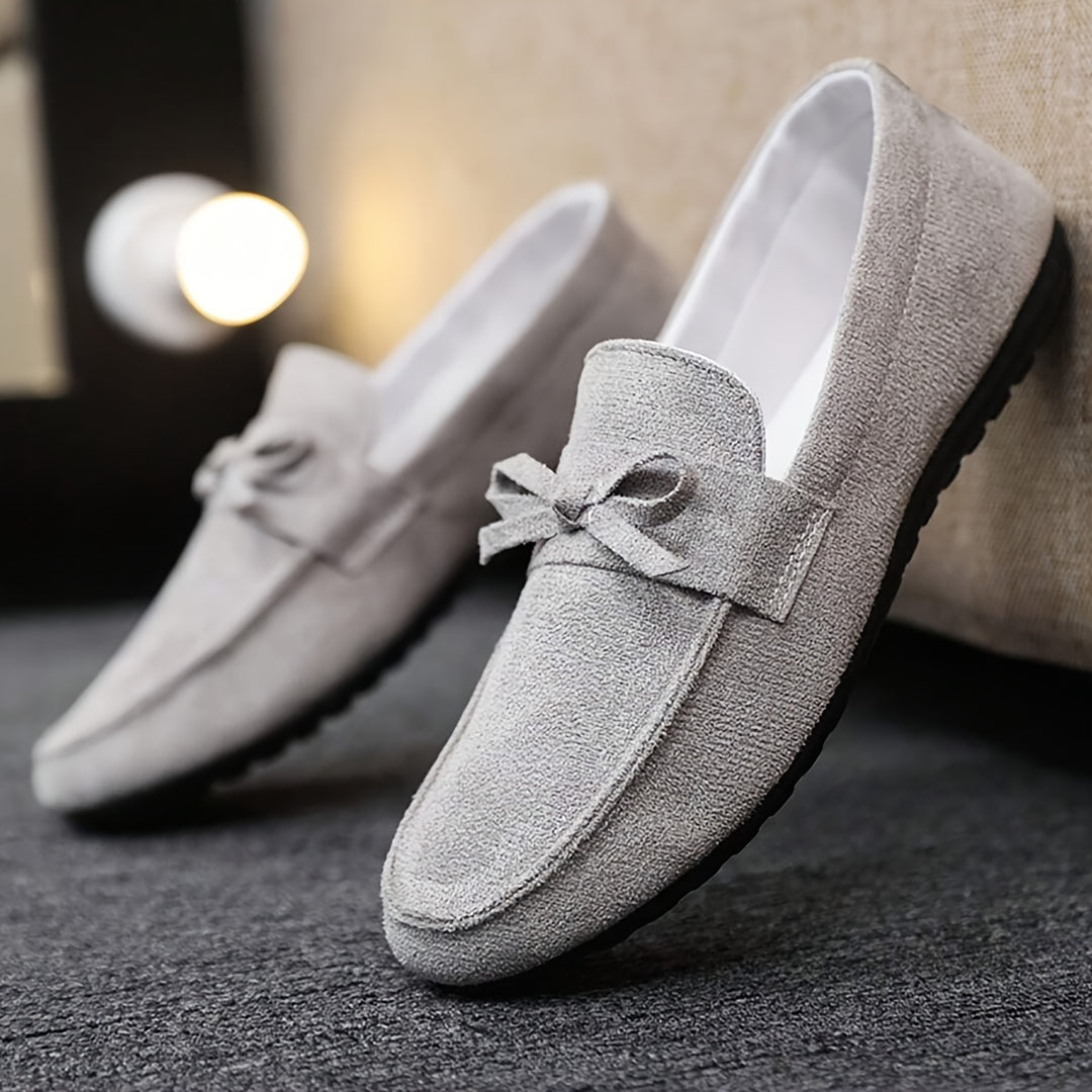Bequeme Herren Slipper - Schlupfschuhe mit Anti-Rutsch Sohle für Alltag und Büro-1