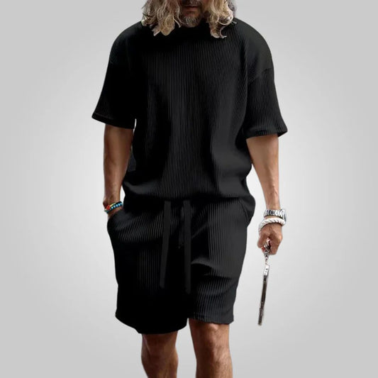 Herren Strickset Grau Größe M Atmungsaktiv-1