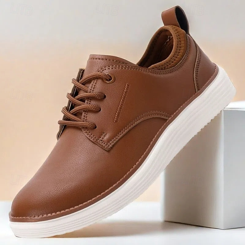 Variant image for Herren Oxford-Schuhe Schwarz Größe 42 Leder Atmungsaktiv Komfortabel Elegantes Design-10