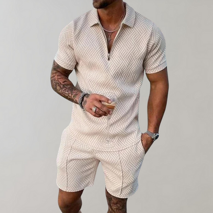 Hugo Sommer-Set für Herren | Modisches Poloshirt mit Bequemer Shorts