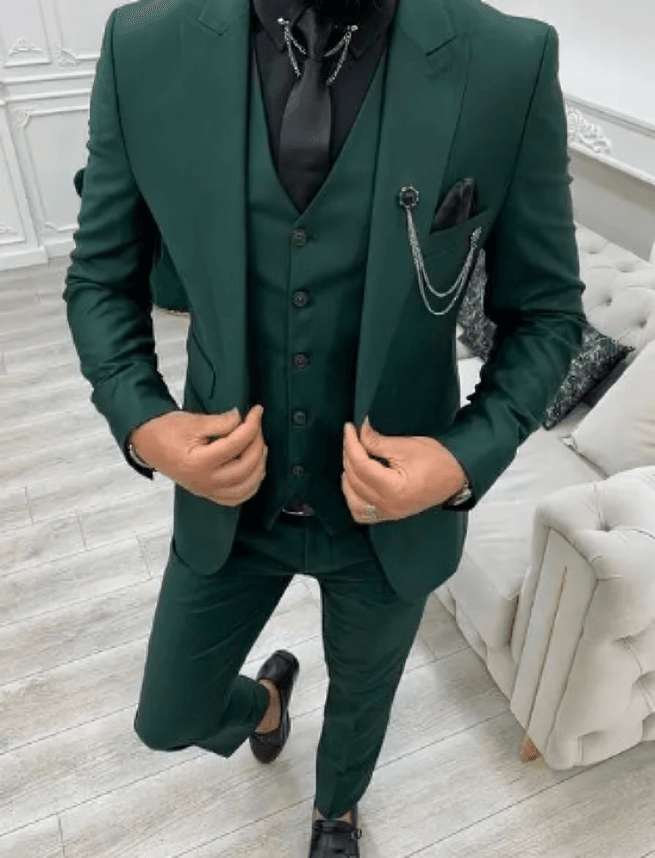Variant image for Herrenanzug Slim Fit Baumwoll-Polyester-Mischung Vielseitig Elegant-43