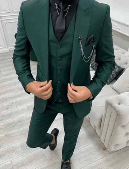 Variant image for Herrenanzug Slim Fit Baumwoll-Polyester-Mischung Vielseitig Elegant-43