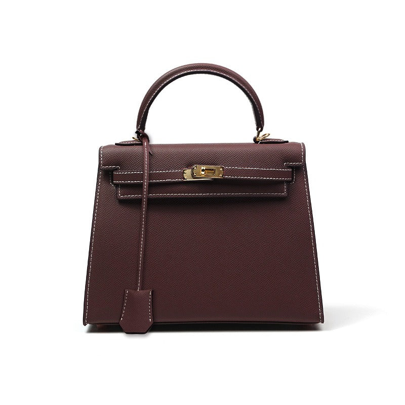 Bolso de hombro para mujer de auténtico Saffiano – Bolso bandolera elegante