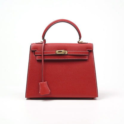 Bolso de hombro para mujer de auténtico Saffiano – Bolso bandolera elegante