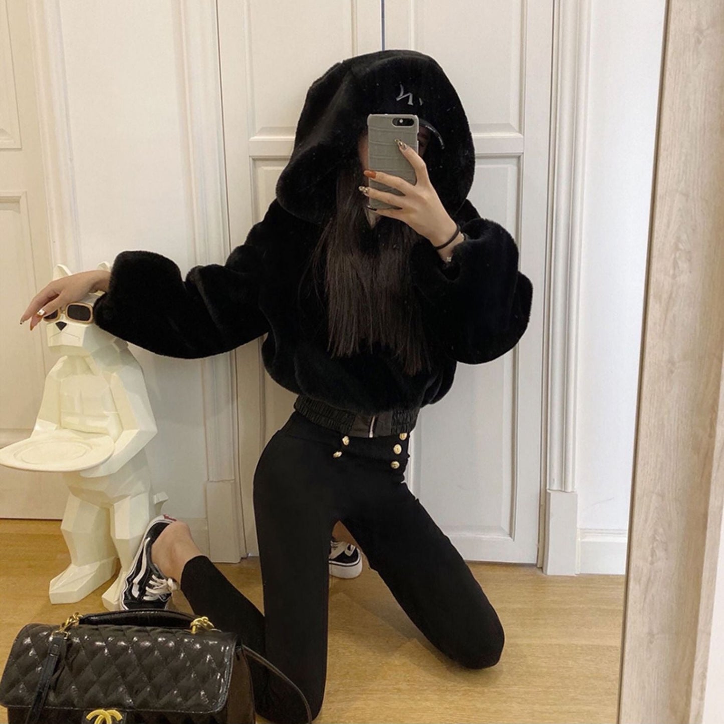 Natalia | Women's Elegant Short Faux Fur Coat