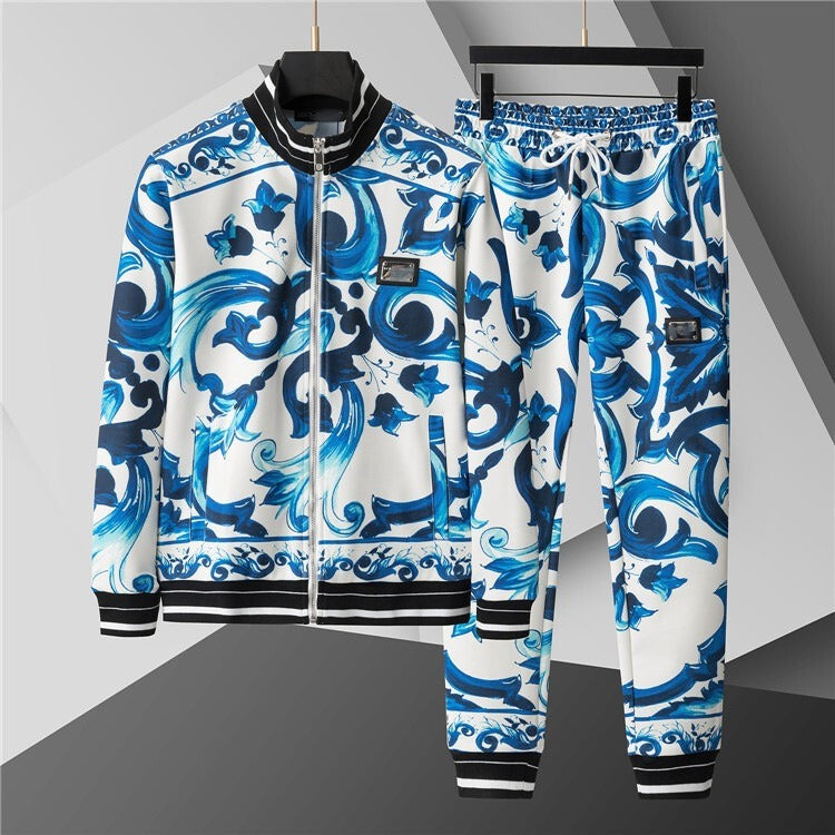 Męski zestaw dresowy oddychający ergonomiczny krój sport rekreacja