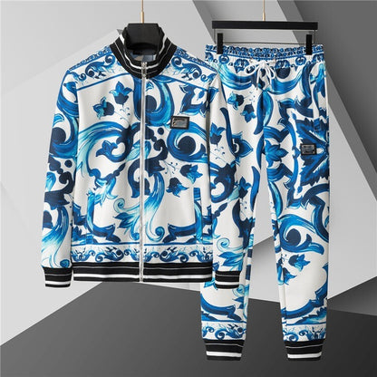 Męski zestaw dresowy oddychający ergonomiczny krój sport rekreacja