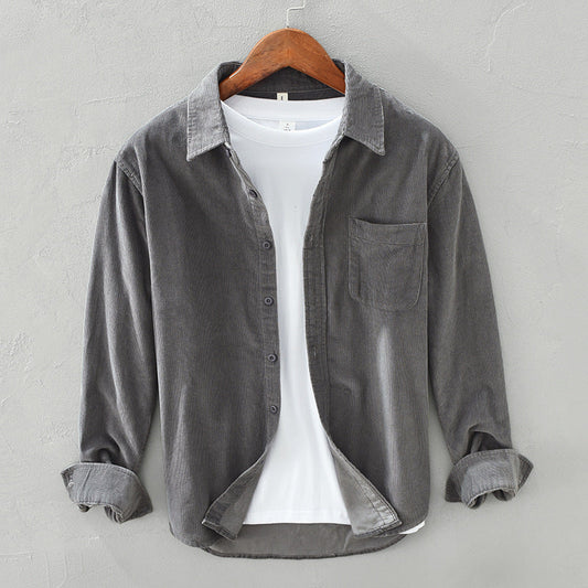 Johannes | Retro men's corduroy shirt | Elegant, versatile & comfortable