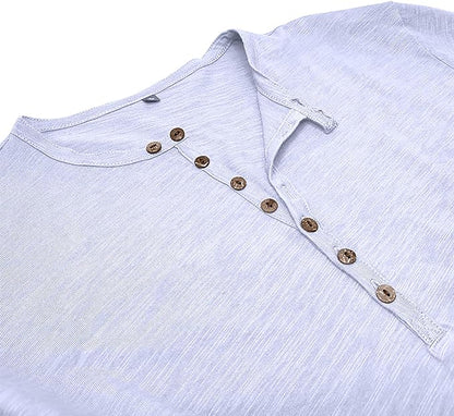 Joshua | Loose men's shirt made of cotton | Breathable, stylish & comfortable
