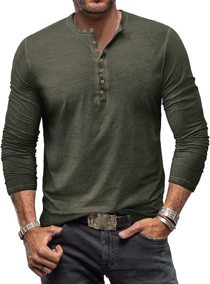 Joshua | Loose men's shirt made of cotton | Breathable, stylish & comfortable