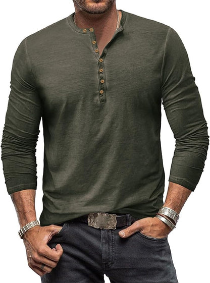 Joshua | Loose men's shirt made of cotton | Breathable, stylish & comfortable