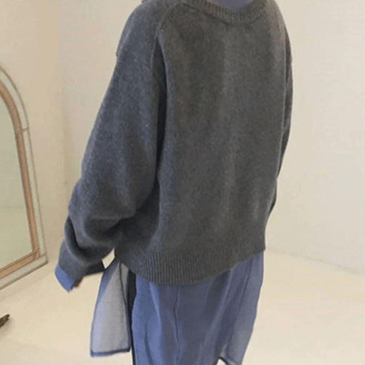 Cashmere-like vest for elegance and comfort