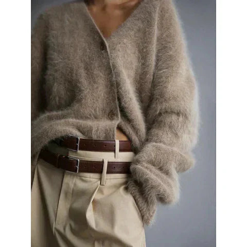 Cashmere-like sweater for luxury and comfort