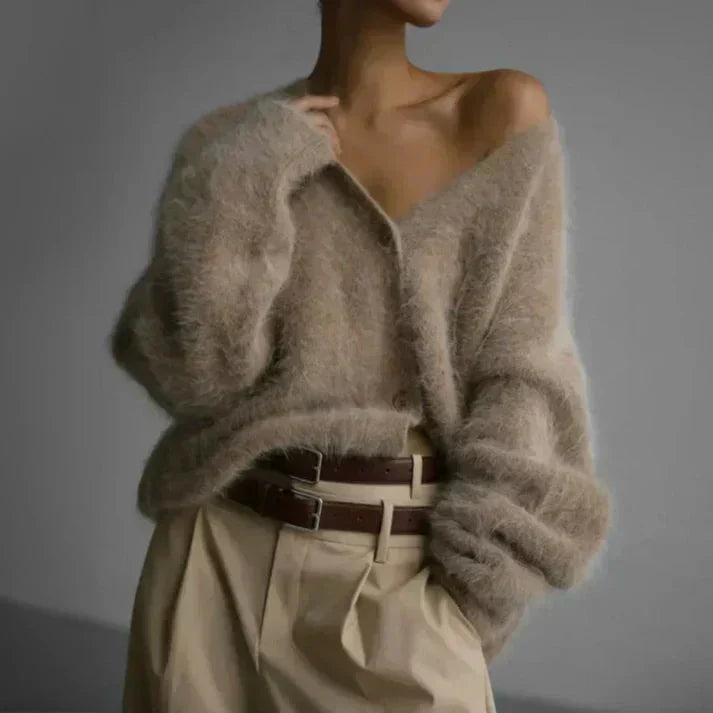 Cashmere-like sweater for luxury and comfort