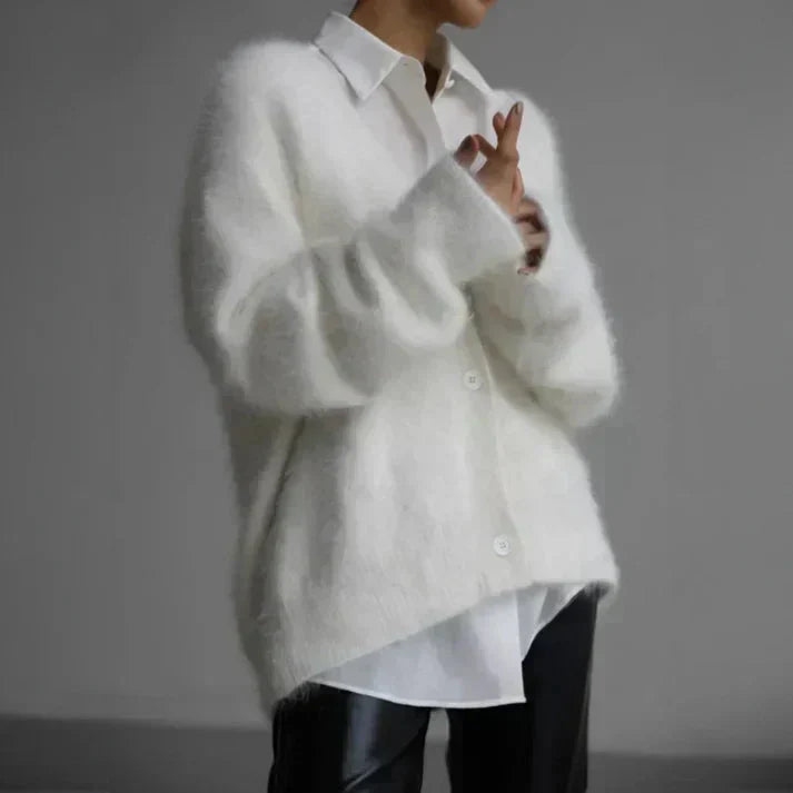 Cashmere-like sweater for luxury and comfort