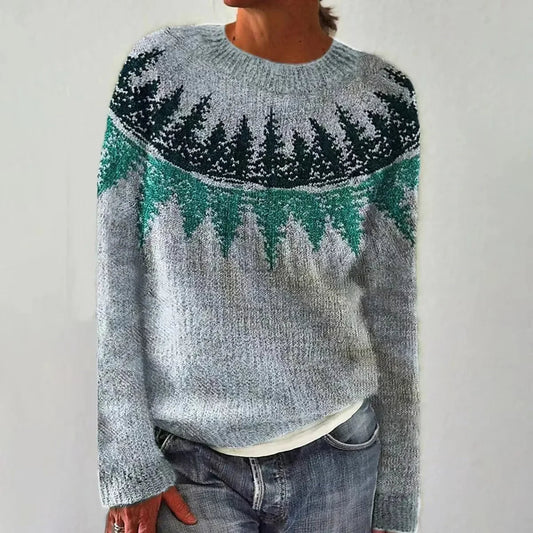 Knit Pullover | Retro-inspired sweater for elegant autumn style