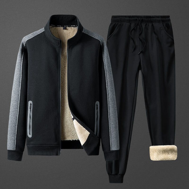 Variant image for Herren Lounge Set Grau Größe M Fleece-1