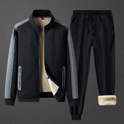 Variant image for Herren Lounge Set Grau Größe M Fleece-1
