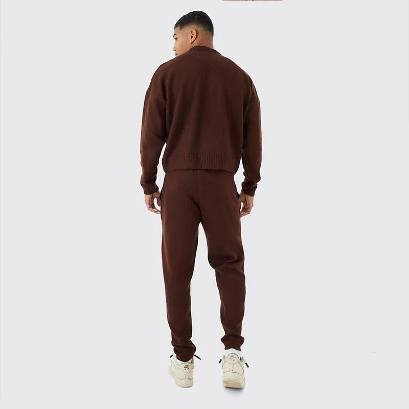 Variant image for Herren Loungewear Set Beige Größe M Baumwolle-7