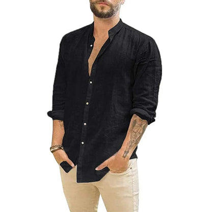Leon | Elegant men's linen shirt | Lightweight, breathable & ideal for warm days