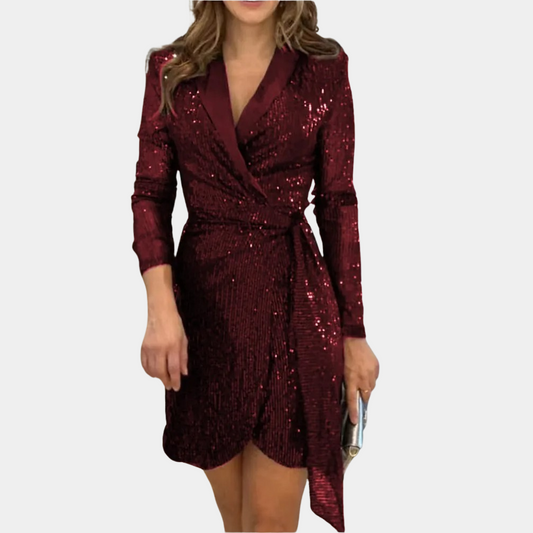 Leonie | Elegant blazer dress for women with belt | Stylish, versatile & perfect for special occasions