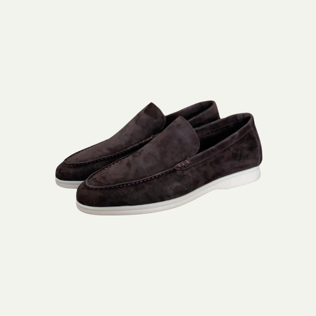 Variant image for Herren Slipper Wildleder Braun Größe 42 Schlupfschuhe Loafer Komfort-23