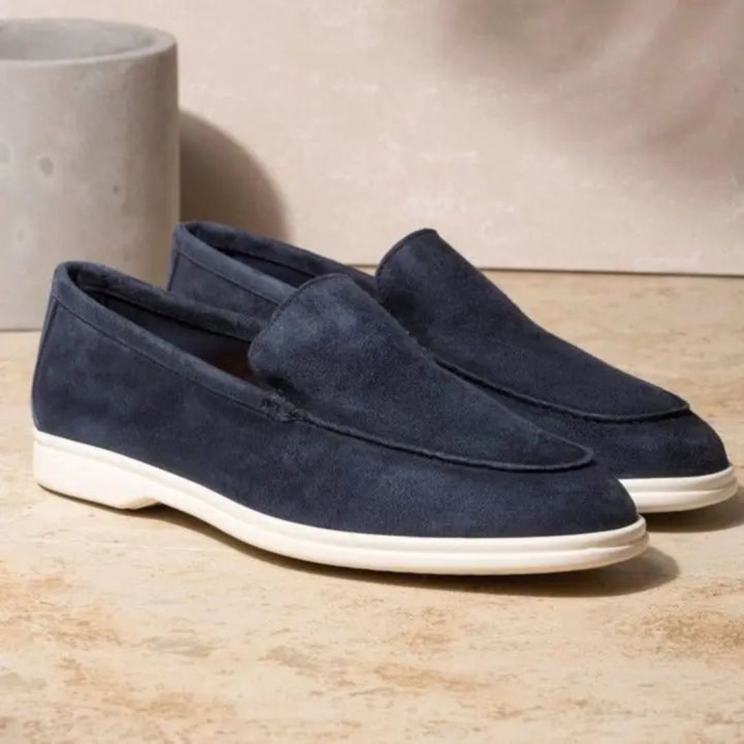 Herren Slipper Beige Größe 42 Wildleder – Bequeme Schlupfschuhe für den Sommer-3
