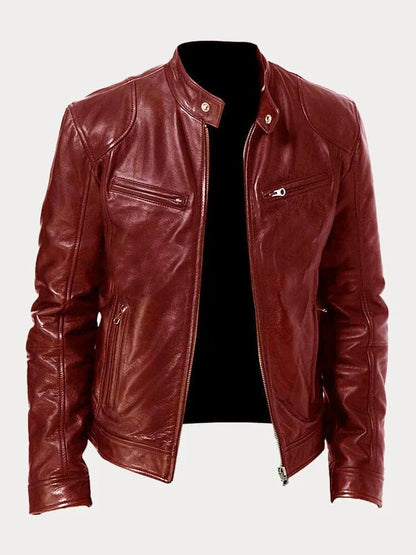 Lorenzo Lederjacke | Zeitloser Casual-Look mit Hochwertiger Lederverarbeitung