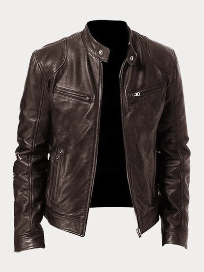 Lorenzo Lederjacke | Zeitloser Casual-Look mit Hochwertiger Lederverarbeitung