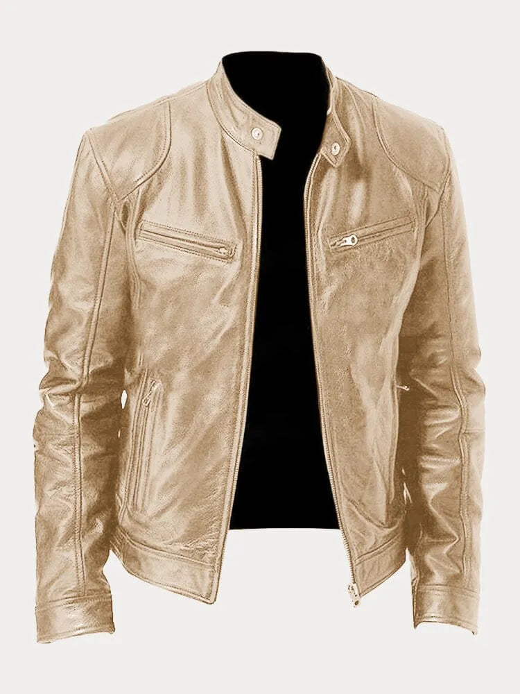 Lorenzo Lederjacke | Zeitloser Casual-Look mit Hochwertiger Lederverarbeitung