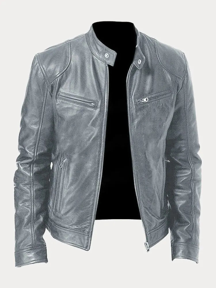 Lorenzo Lederjacke | Zeitloser Casual-Look mit Hochwertiger Lederverarbeitung
