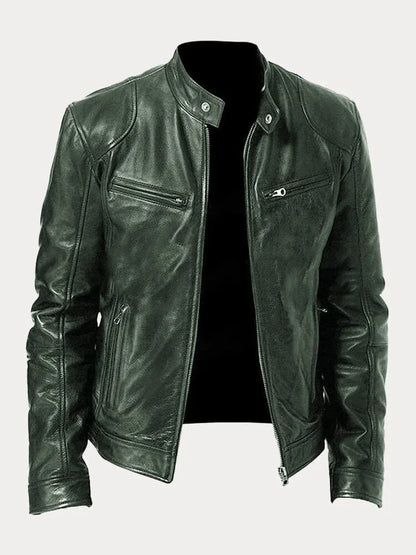 Lorenzo Lederjacke | Zeitloser Casual-Look mit Hochwertiger Lederverarbeitung