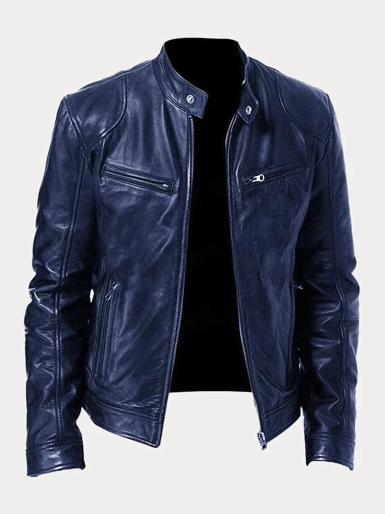 Lorenzo Lederjacke | Zeitloser Casual-Look mit Hochwertiger Lederverarbeitung