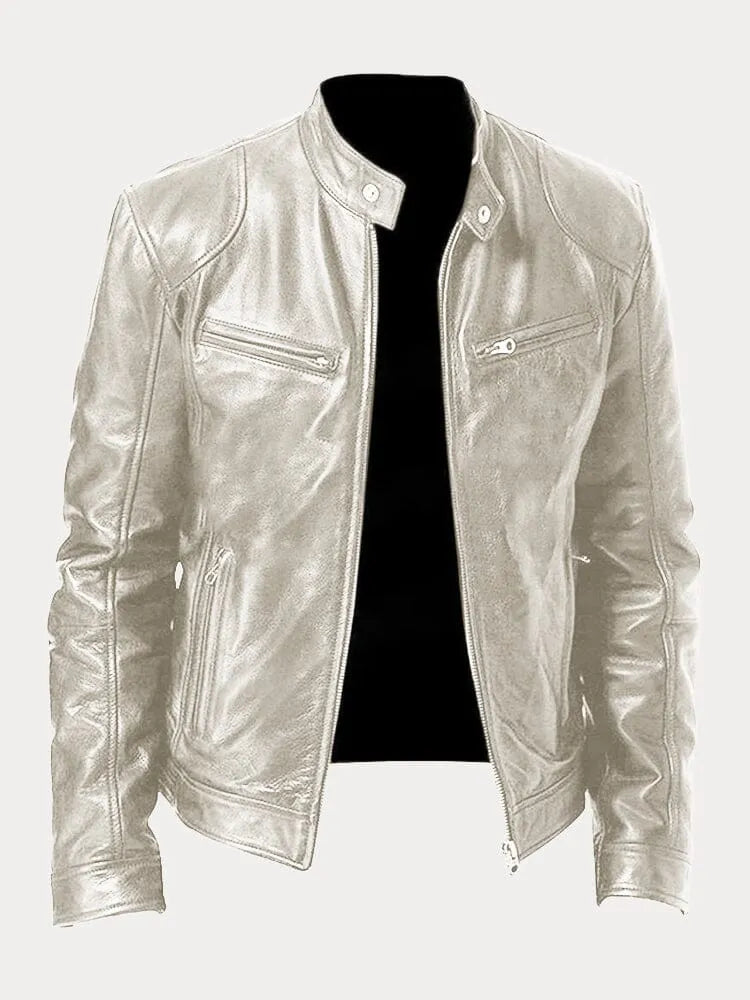 Lorenzo Lederjacke | Zeitloser Casual-Look mit Hochwertiger Lederverarbeitung