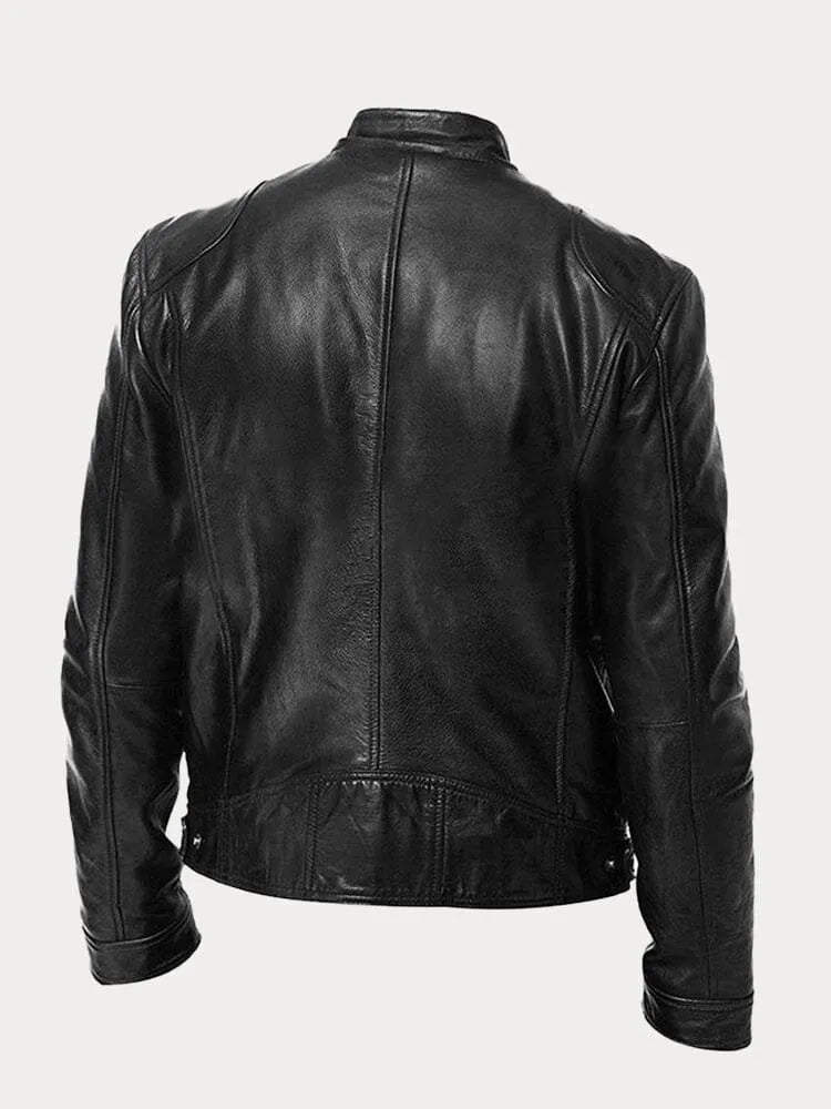 Lorenzo Lederjacke | Zeitloser Casual-Look mit Hochwertiger Lederverarbeitung