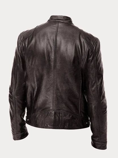 Lorenzo Lederjacke | Zeitloser Casual-Look mit Hochwertiger Lederverarbeitung