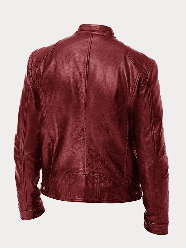 Lorenzo Lederjacke | Zeitloser Casual-Look mit Hochwertiger Lederverarbeitung