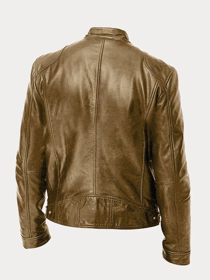 Lorenzo Lederjacke | Zeitloser Casual-Look mit Hochwertiger Lederverarbeitung