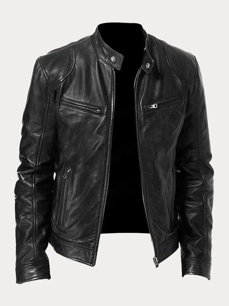 Lorenzo Lederjacke | Zeitloser Casual-Look mit Hochwertiger Lederverarbeitung